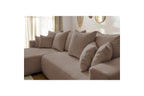 Reversible Corner Sofa Bed with Storage - Envy - Soft Bouclé Fabric