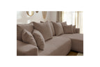 Reversible Corner Sofa Bed with Storage - Envy - Soft Bouclé Fabric