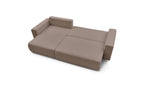Reversible Corner Sofa Bed with Storage - Envy - Soft Bouclé Fabric