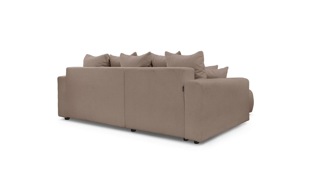 Reversible Corner Sofa Bed with Storage - Envy - Soft Bouclé Fabric