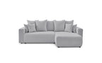 Reversible Corner Sofa Bed with Storage - Envy - Soft Bouclé Fabric