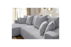 Reversible Corner Sofa Bed with Storage - Envy - Soft Bouclé Fabric