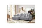 Reversible Corner Sofa Bed with Storage - Envy - Soft Bouclé Fabric