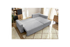 Reversible Corner Sofa Bed with Storage - Envy - Soft Bouclé Fabric