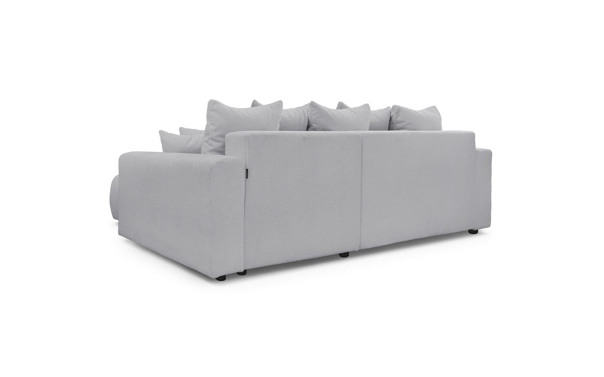Reversible Corner Sofa Bed with Storage - Envy - Soft Bouclé Fabric