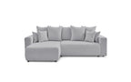 Reversible Corner Sofa Bed with Storage - Envy - Soft Bouclé Fabric
