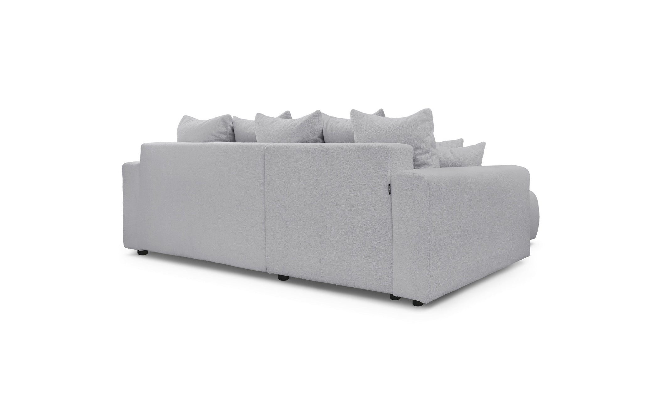 Reversible Corner Sofa Bed with Storage - Envy - Soft Bouclé Fabric