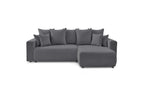 Reversible Corner Sofa Bed with Storage - Envy - Soft Bouclé Fabric