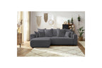 Reversible Corner Sofa Bed with Storage - Envy - Soft Bouclé Fabric