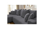 Reversible Corner Sofa Bed with Storage - Envy - Soft Bouclé Fabric