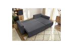 Reversible Corner Sofa Bed with Storage - Envy - Soft Bouclé Fabric