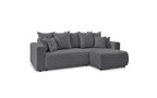 Reversible Corner Sofa Bed with Storage - Envy - Soft Bouclé Fabric