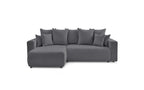 Reversible Corner Sofa Bed with Storage - Envy - Soft Bouclé Fabric