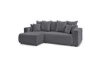 Reversible Corner Sofa Bed with Storage - Envy - Soft Bouclé Fabric