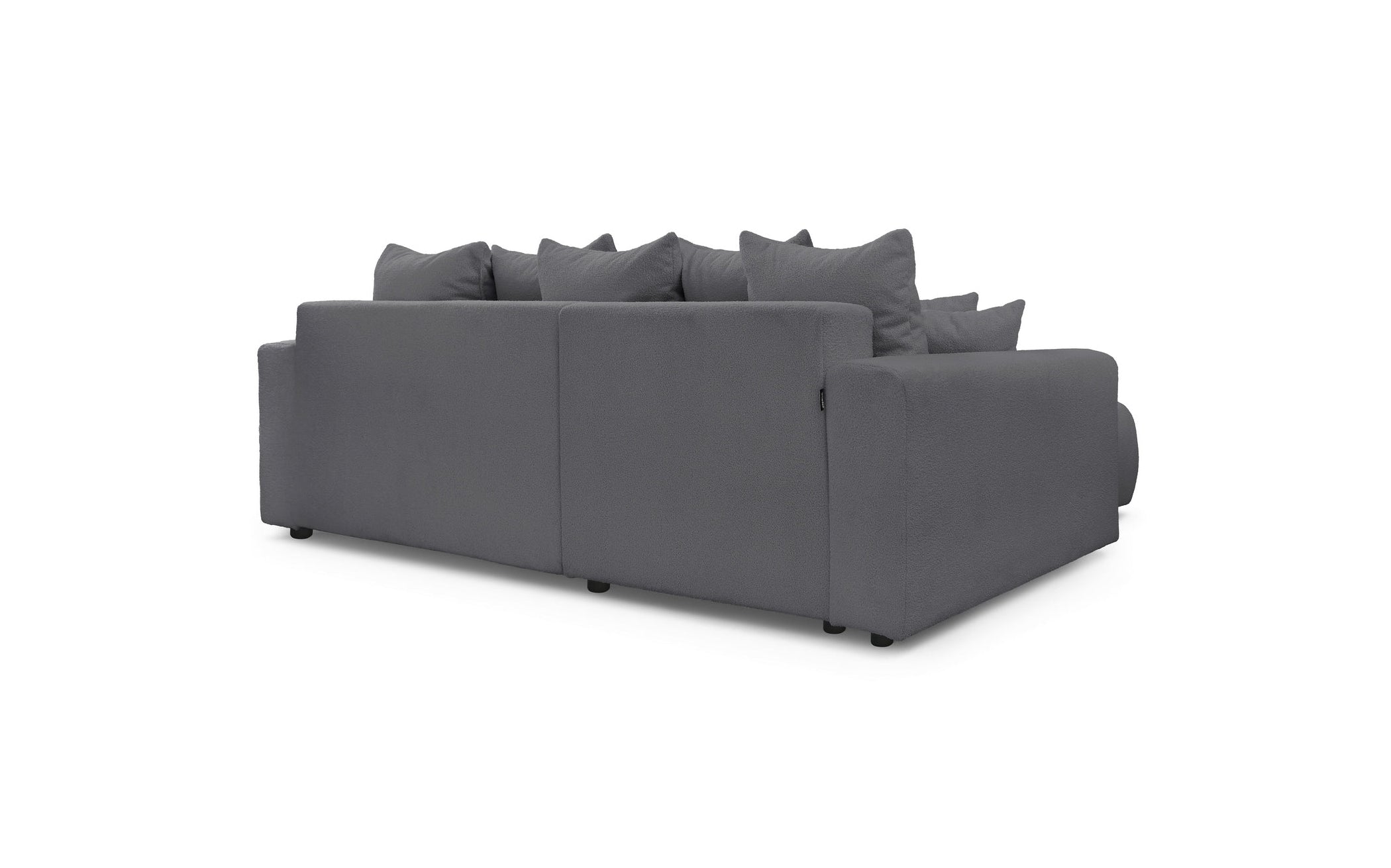 Reversible Corner Sofa Bed with Storage - Envy - Soft Bouclé Fabric