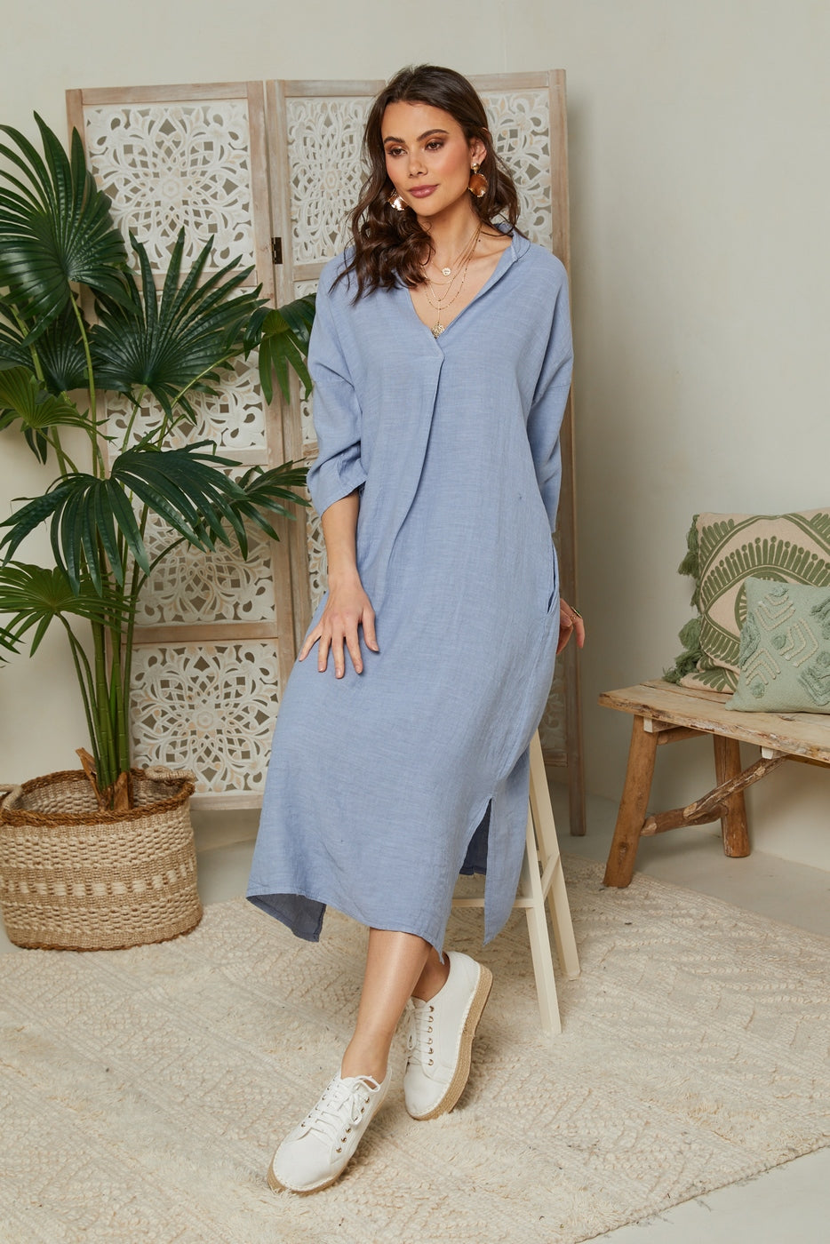 Dress - Indigo - Women