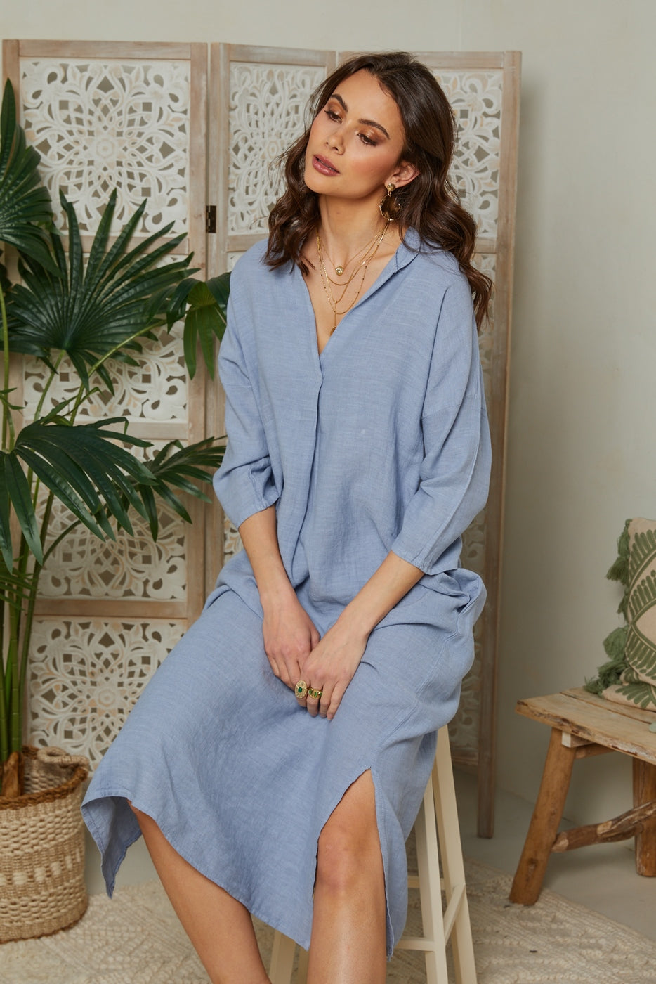 Dress - Indigo - Women