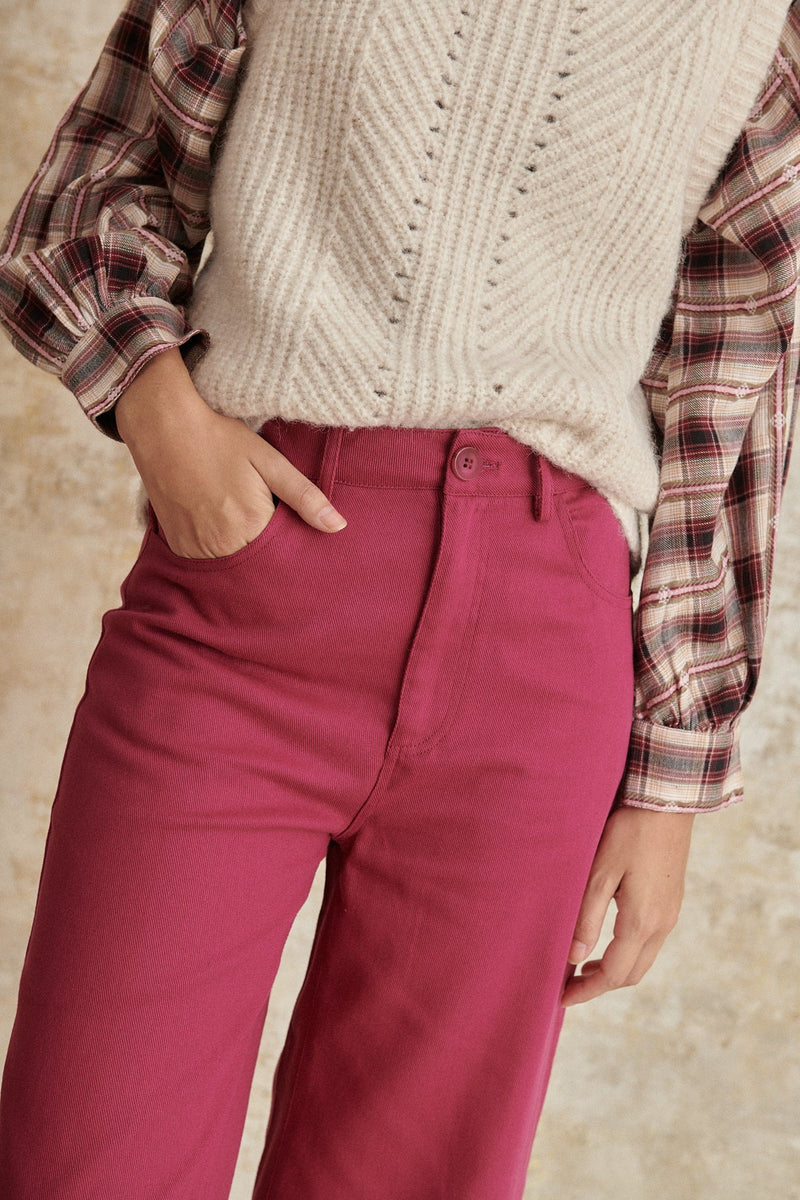 Pantalon Nucia - Sangria