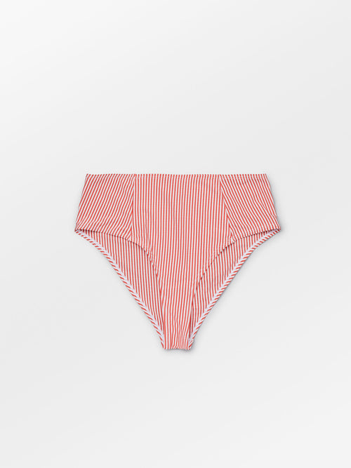 Beck Sondergaard - Culotte De Bikini Taille Haute Striba - Spiced Coral