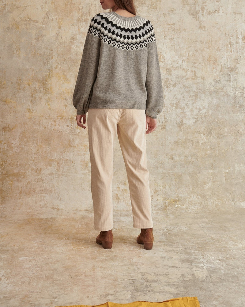 Pull Kilim - Gris