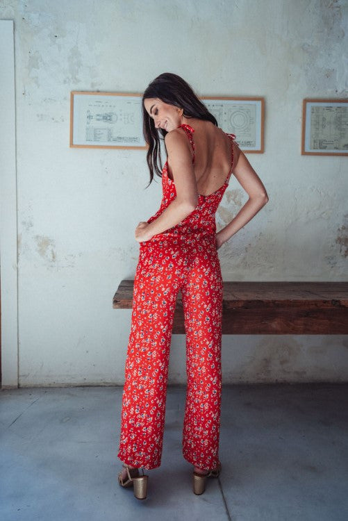 Mono Clay estampado rojo