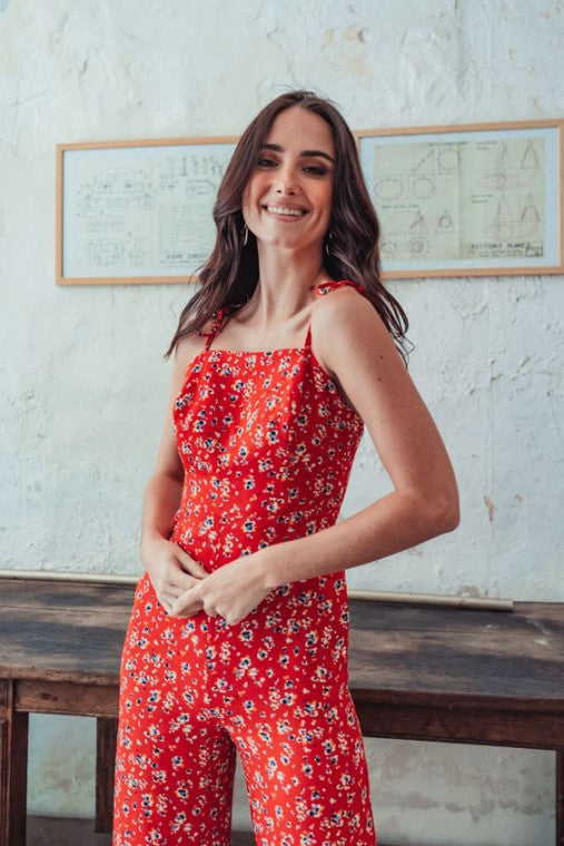 Mono Clay estampado rojo