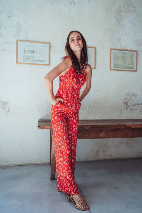 Mono Clay estampado rojo