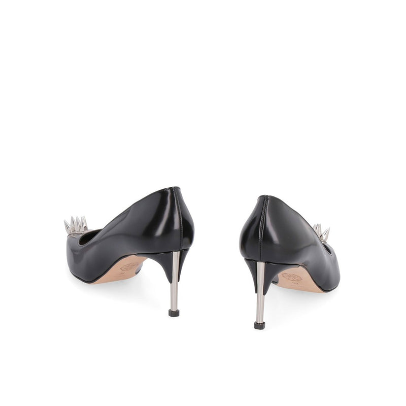 Chaussures Alexander Mcqueen Studded Leather - Noir - Femme