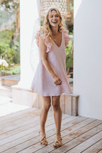 Robe Perla Rose Brodé