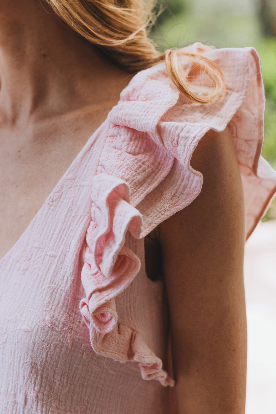 Robe Perla Rose Brodé