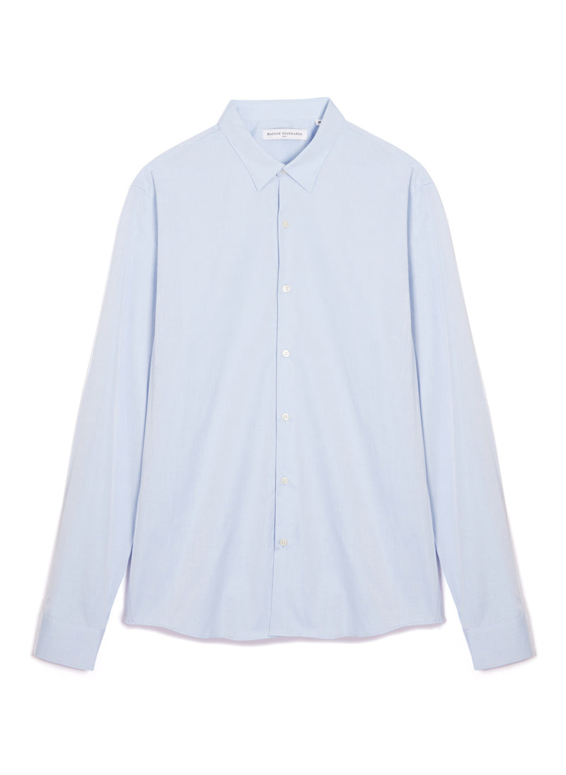 Maison Standards - Poplin Shirt - Light Blue - Man