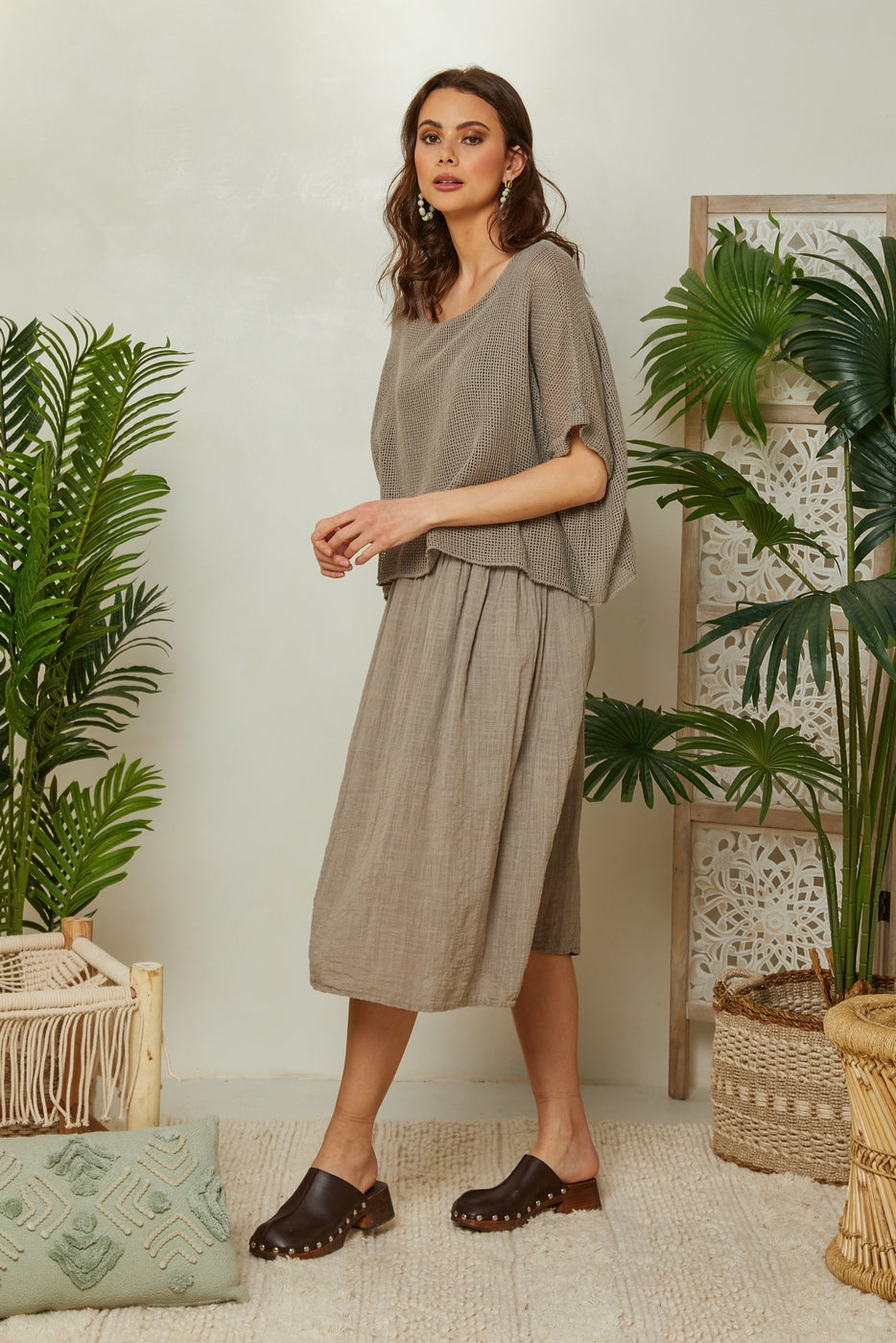 Dress - Taupe - Women