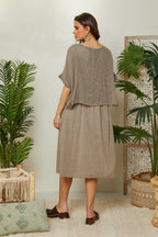 Dress - Taupe - Women