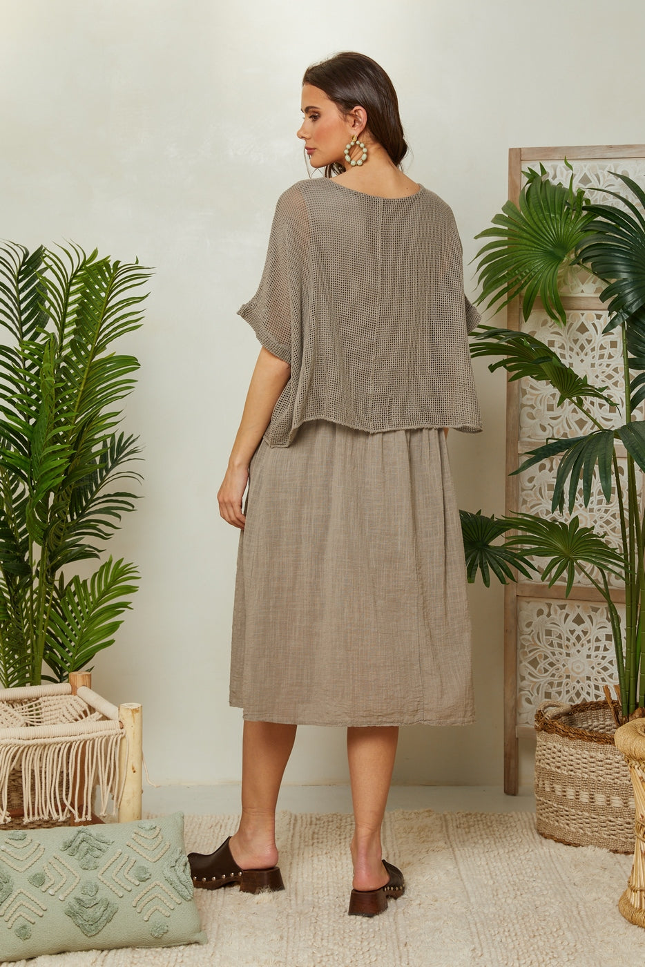 Dress - Taupe - Women