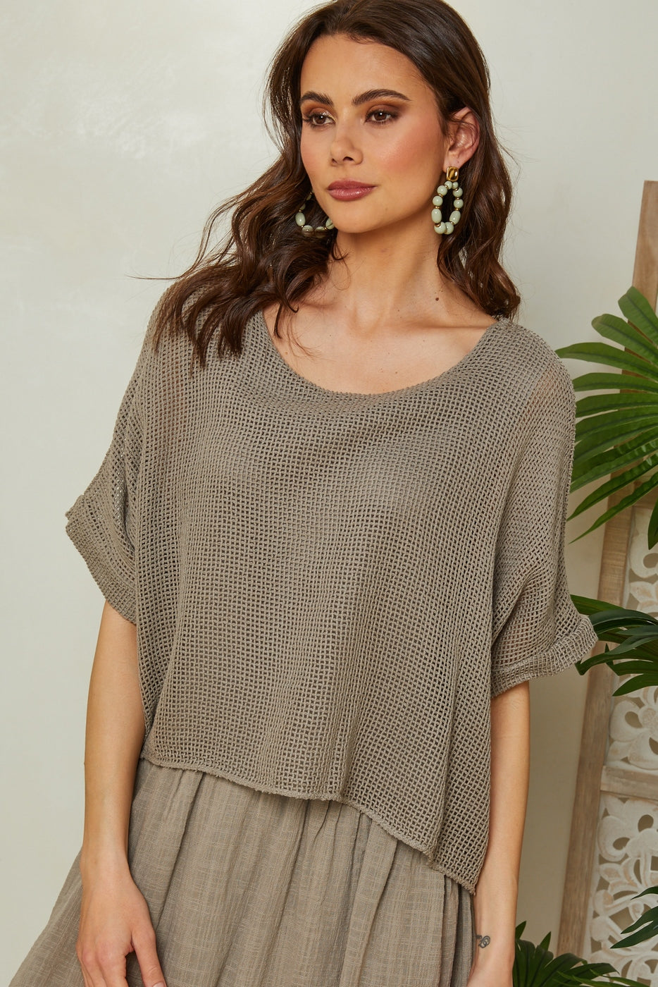 Dress - Taupe - Women