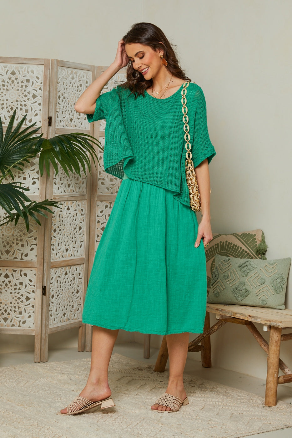 Dress - Green - Women