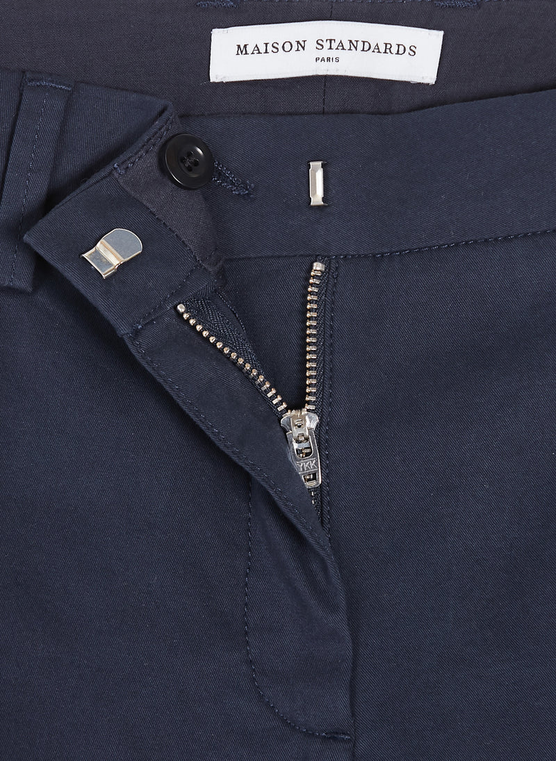 Maison Standards - Chino Coton Léger - Bleu - Femme