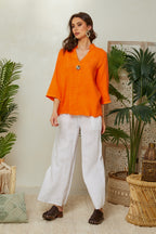 Top - Orange - Women