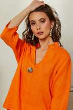 Top - Orange - Women