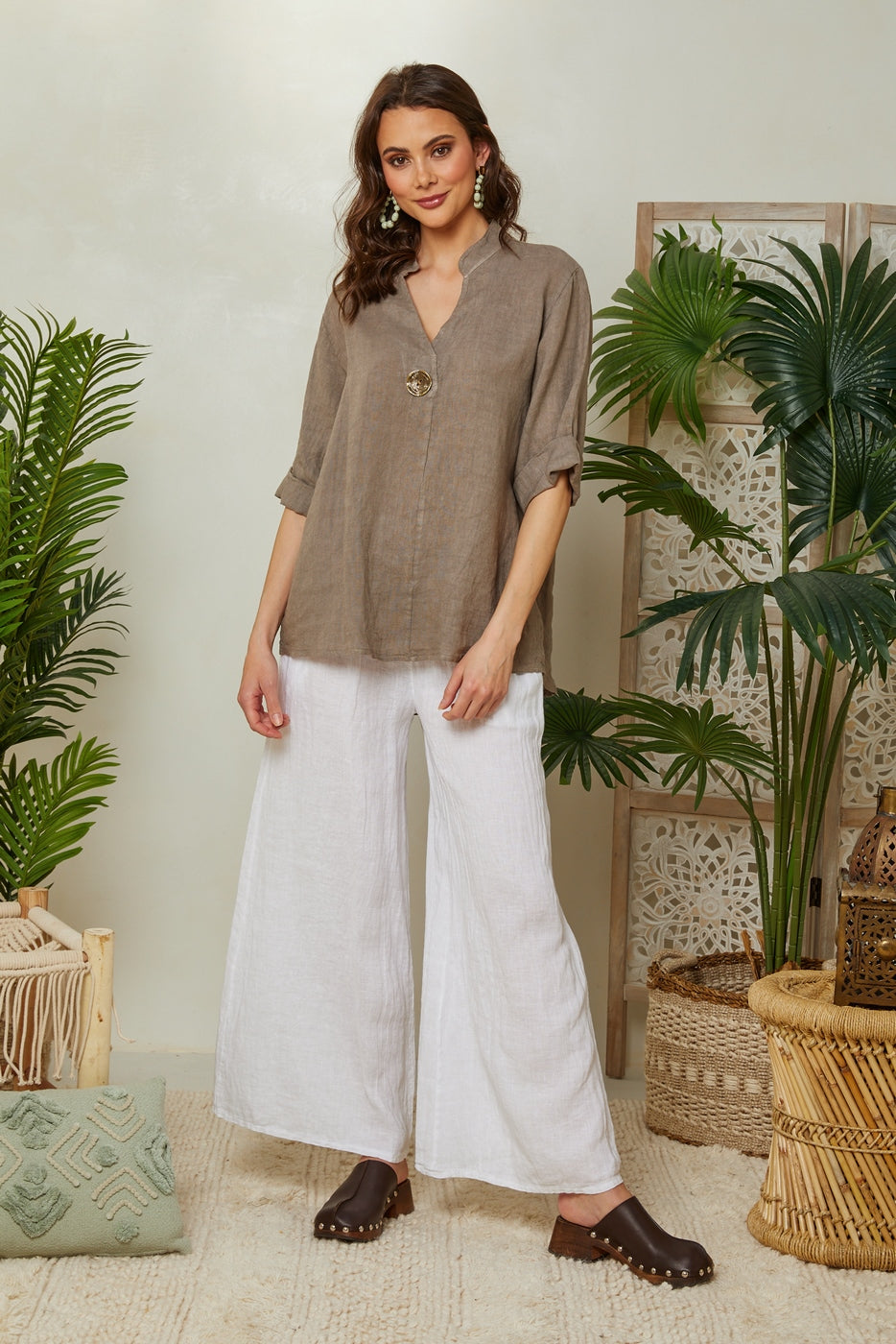 Top - Taupe - Women