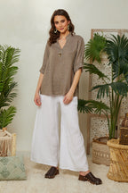 Top - Taupe - Women
