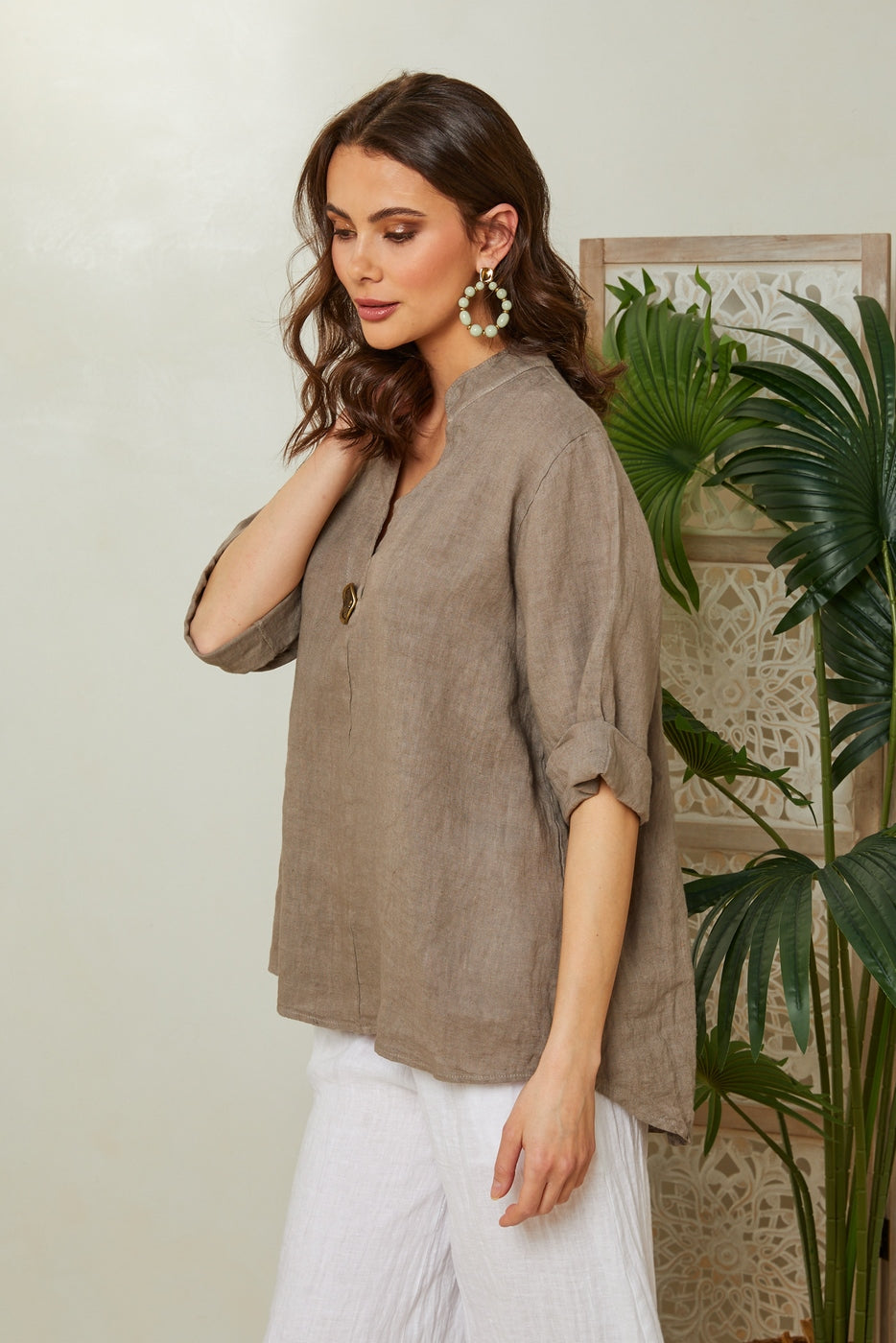 Top - Taupe - Women