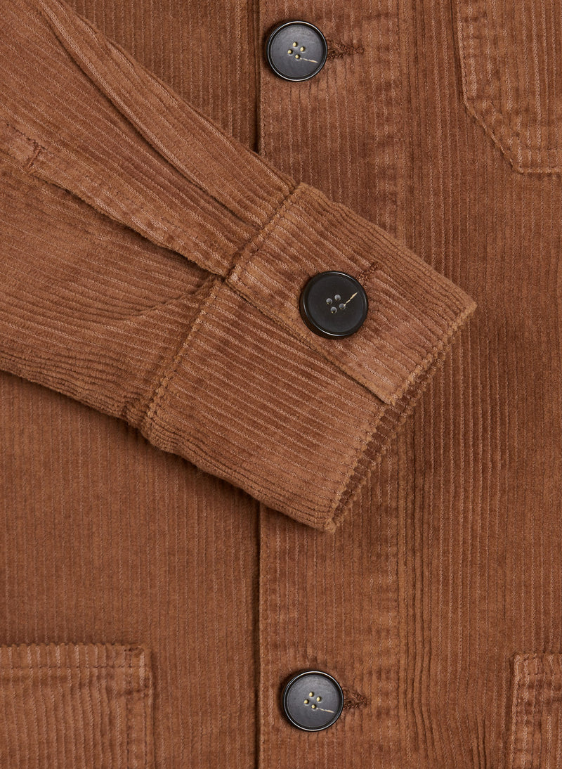 Maison Standards - Veste De Travail Velours - Caramel - Homme