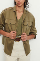 Ba&sh - Mania Shirt - Khaki