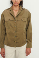 Ba&sh - Mania Shirt - Khaki