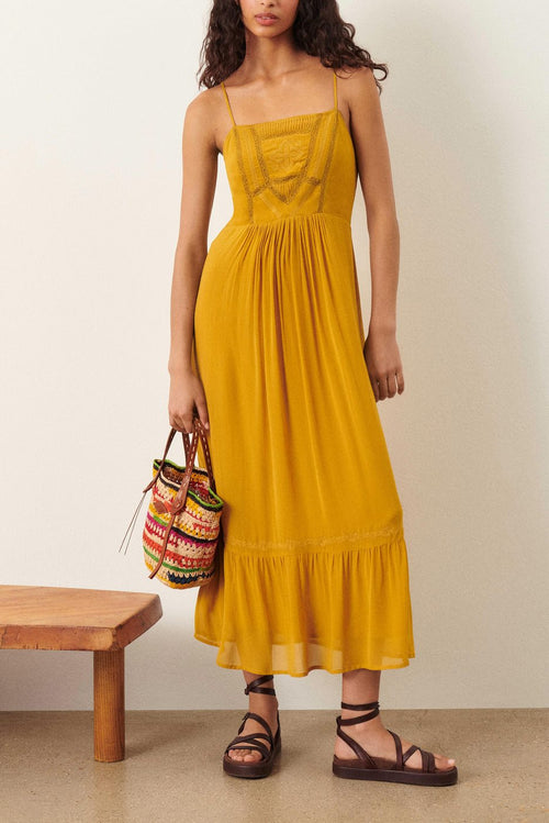 BA&SH - Michele Dress - Mustard - Woman