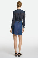 Vanessa Bruno - Jupe Courte - Indigo