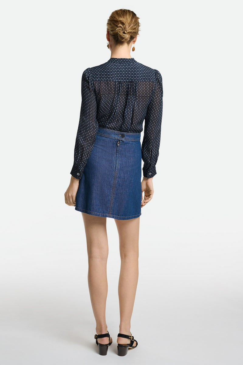 Vanessa Bruno - Jupe Courte - Indigo