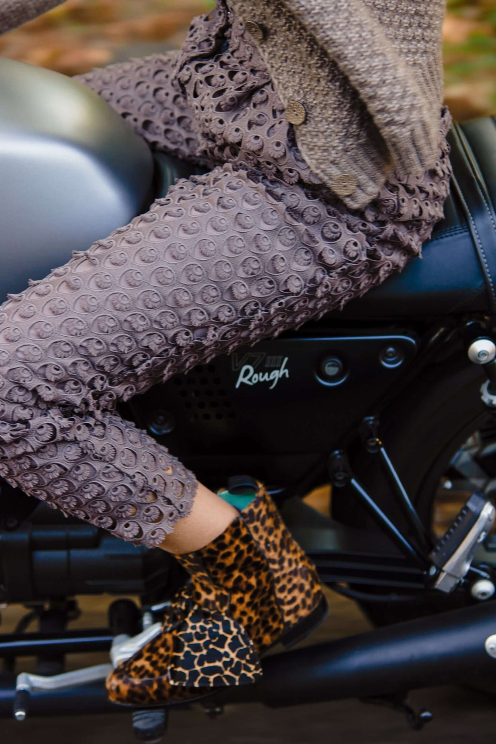 Pantalon Gabriel En Dentelle Charbon
