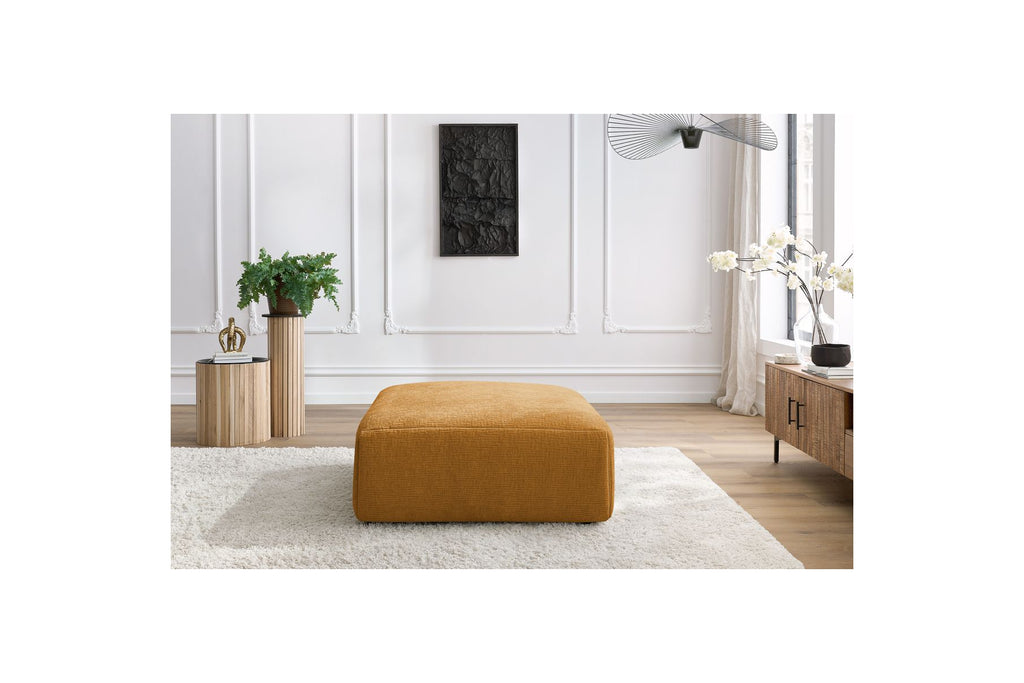 Jeanne - Large Pouffe - Textured Fabric